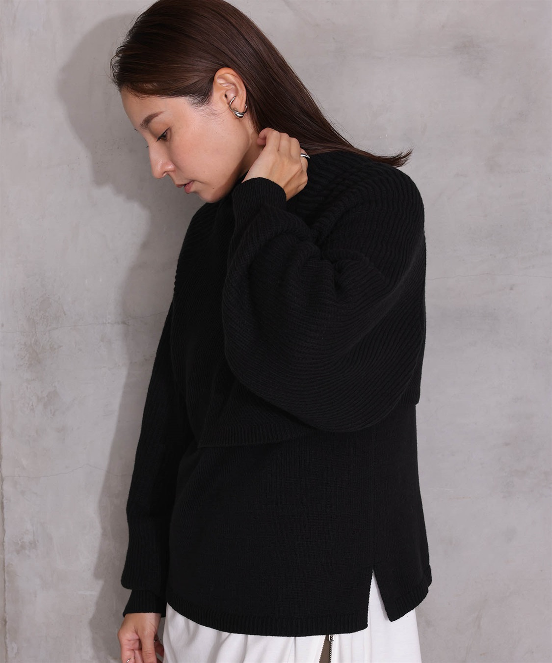 ONE‘S TRUE 2WAYハイネックニットプルオーバー_sub_2