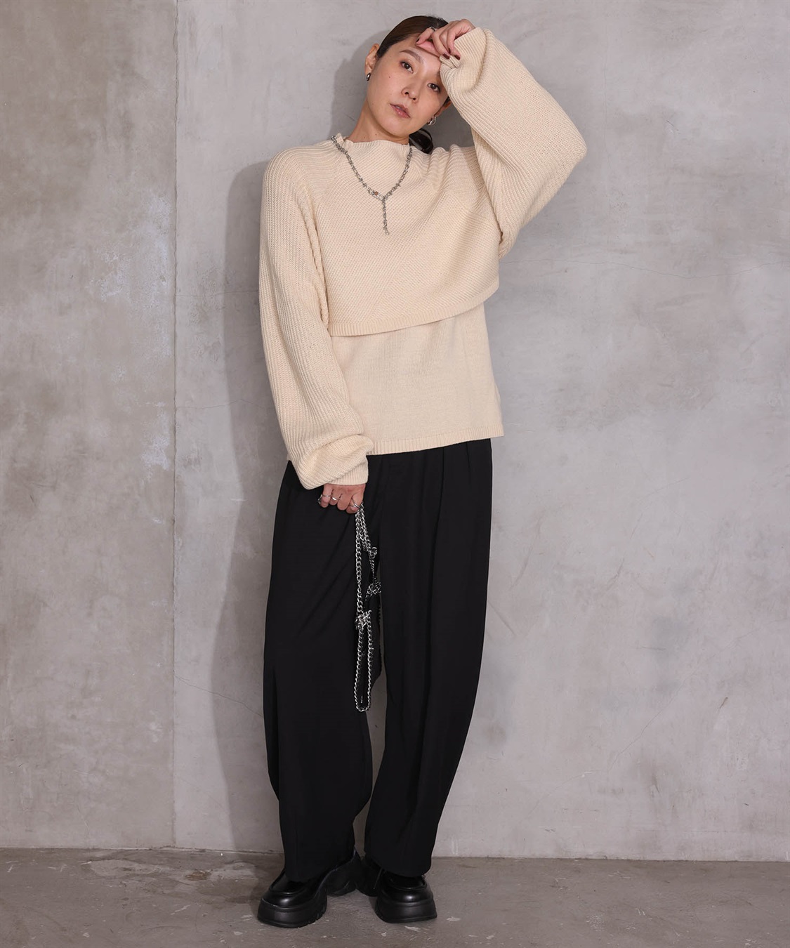 ONE‘S TRUE 2WAYハイネックニットプルオーバー_sub_24