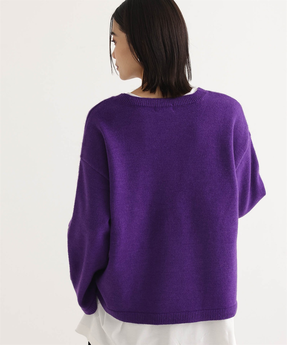 ONE‘S TRUE オープンスリーブニットプルオーバー_sub_3