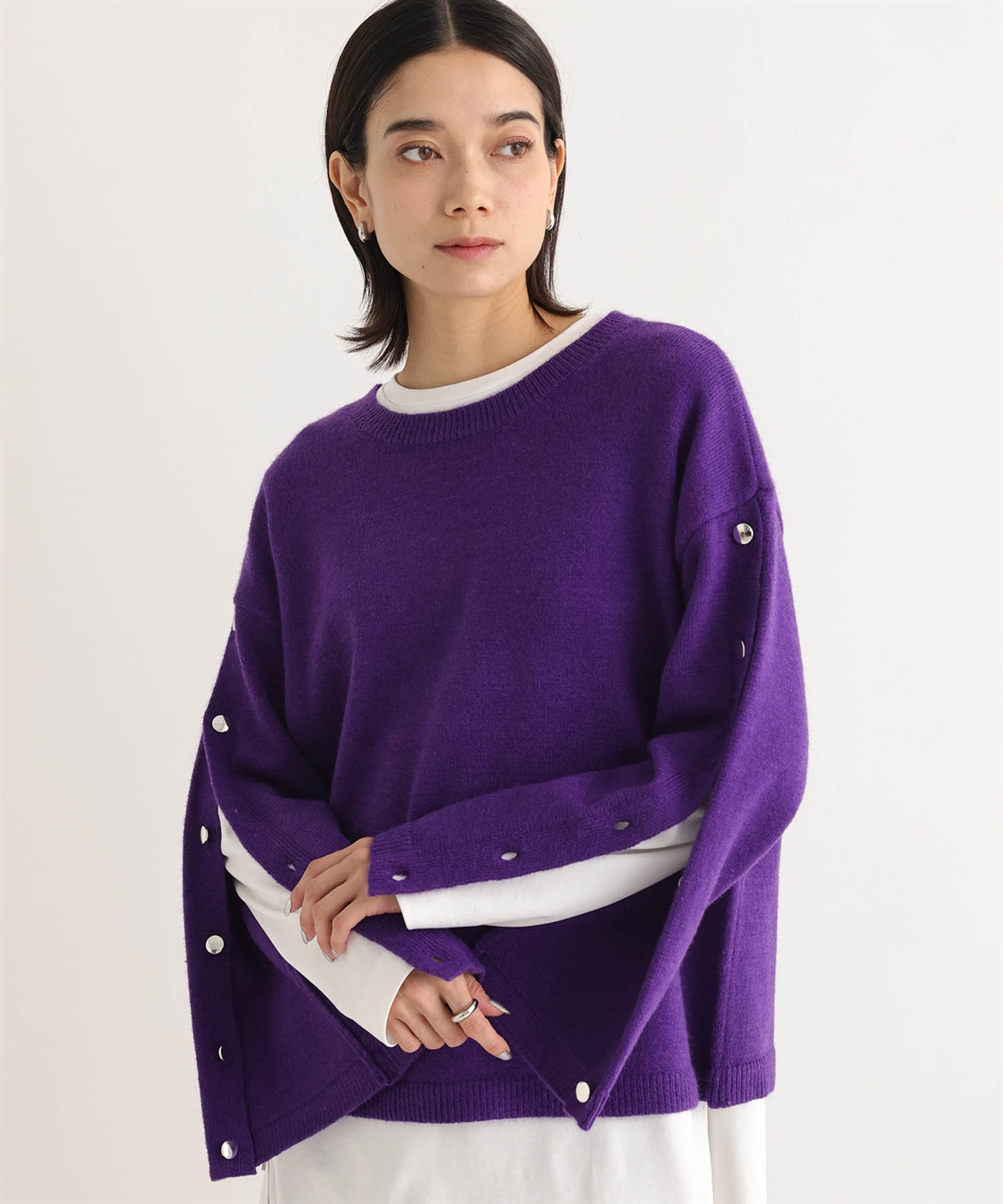 ONE‘S TRUE オープンスリーブニットプルオーバー_sub_10