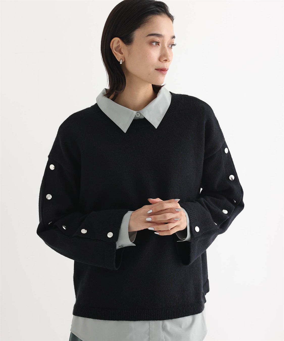 ONE‘S TRUE オープンスリーブニットプルオーバー_sub_15