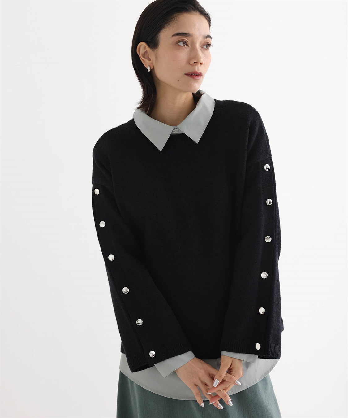 ONE‘S TRUE オープンスリーブニットプルオーバー_sub_16