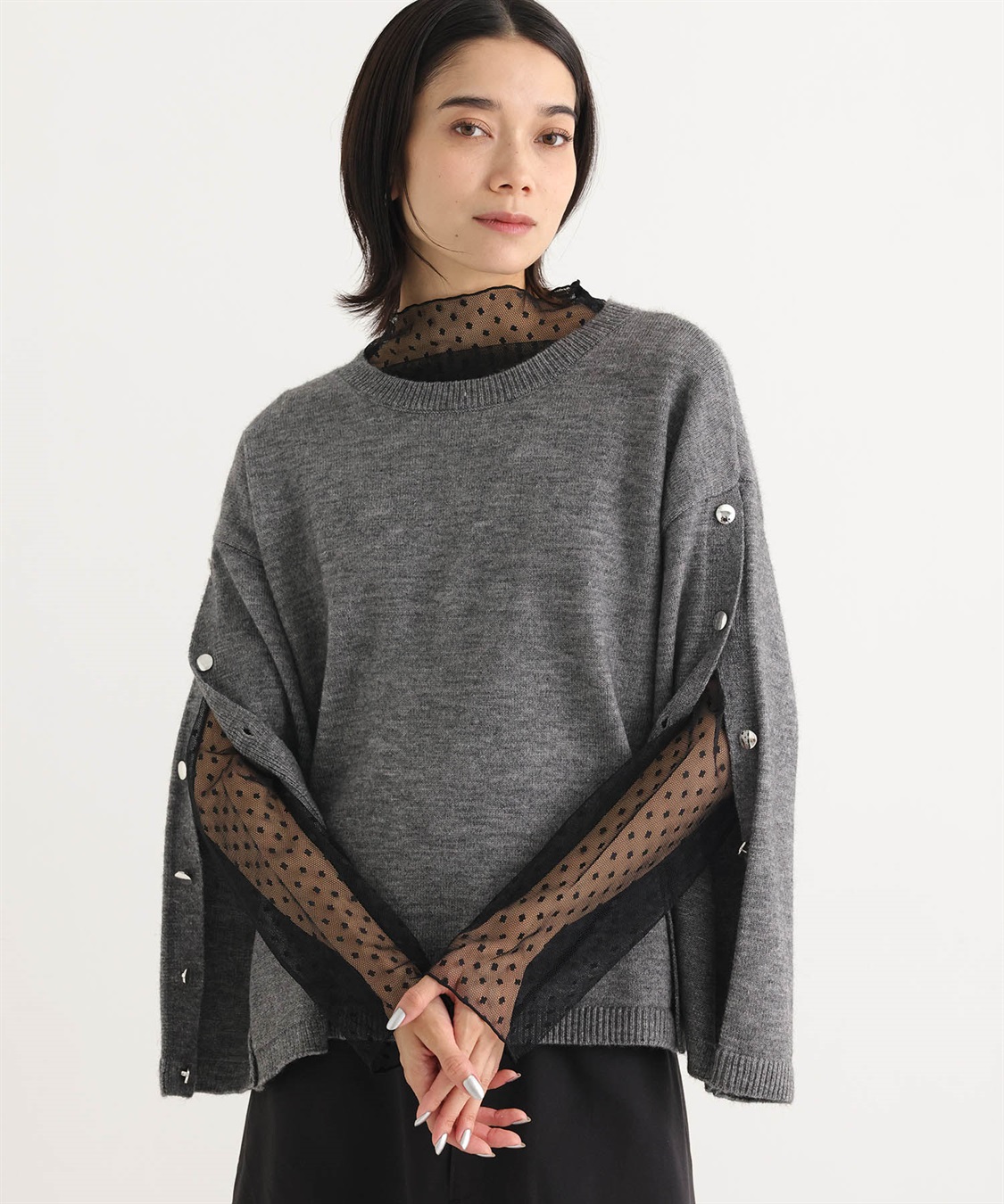 ONE‘S TRUE オープンスリーブニットプルオーバー_sub_18