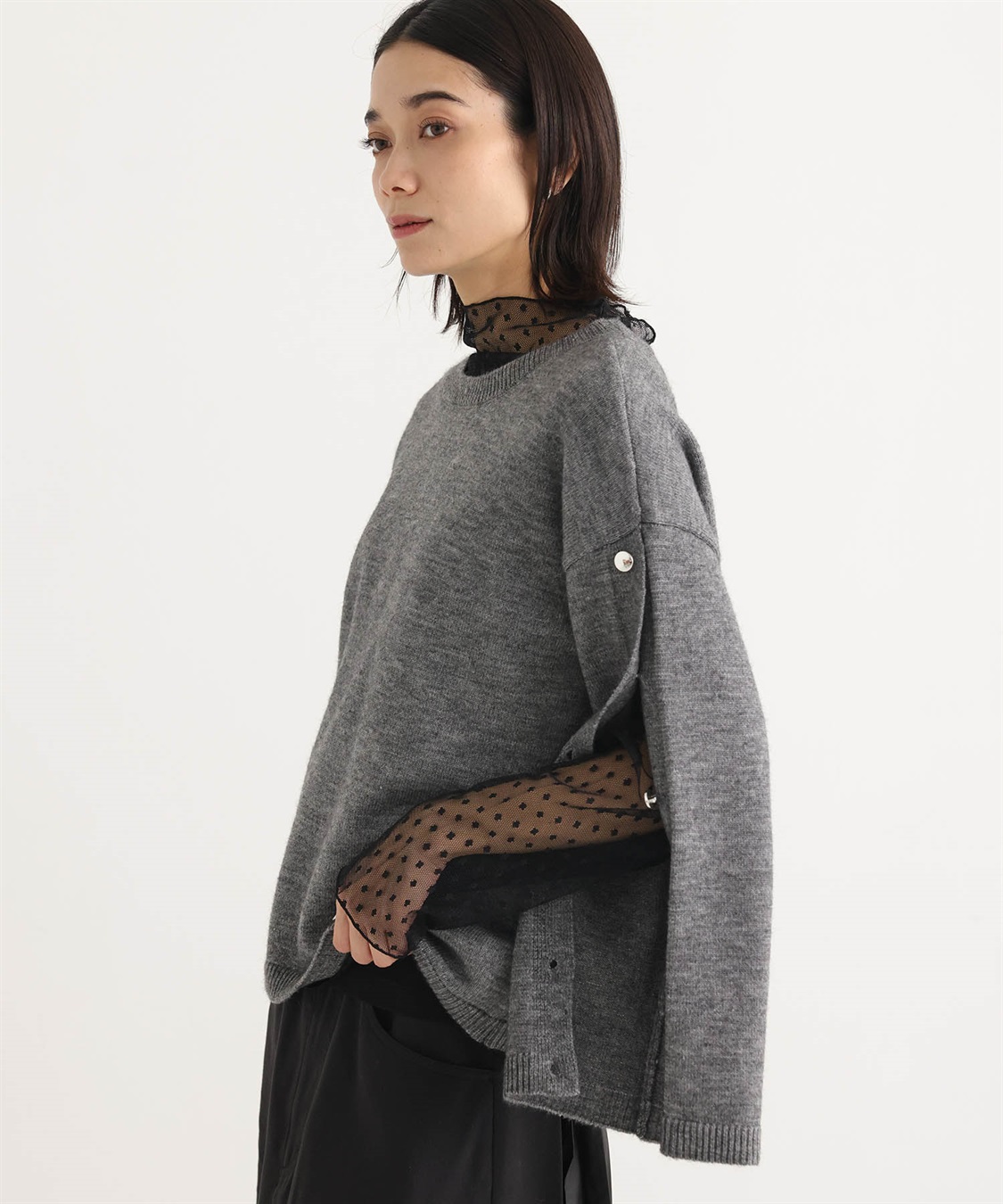 ONE‘S TRUE オープンスリーブニットプルオーバー_sub_20