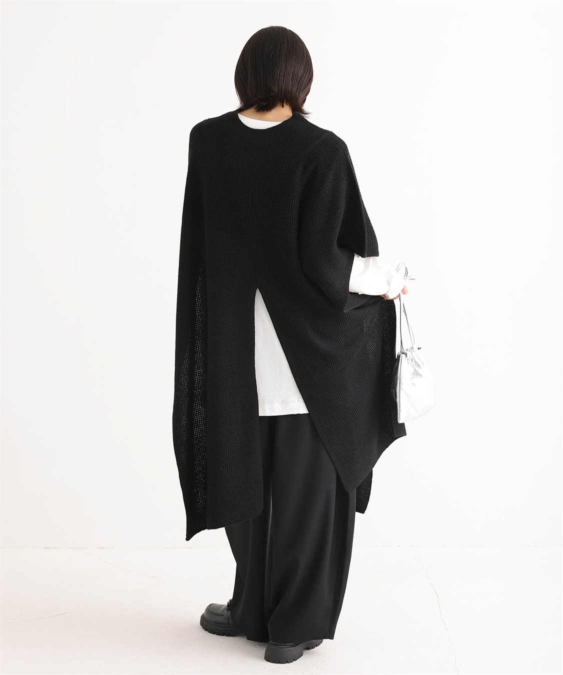 ONE‘S TRUE ハイネックロングニットベスト_sub_8