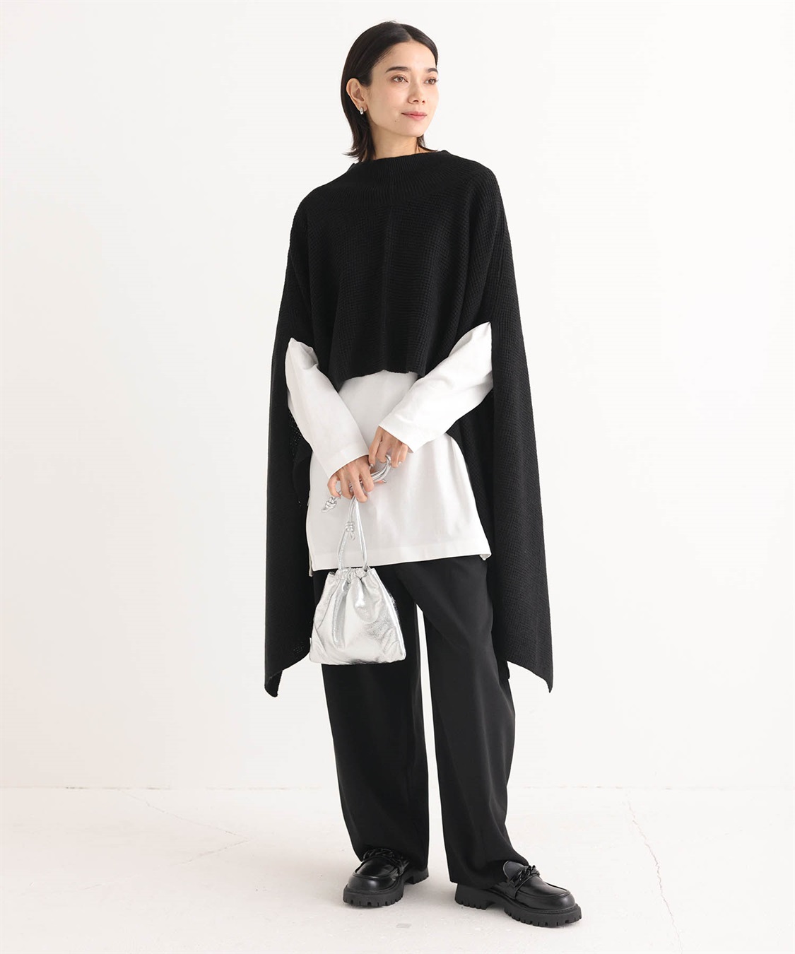 ONE‘S TRUE ハイネックロングニットベスト_sub_19