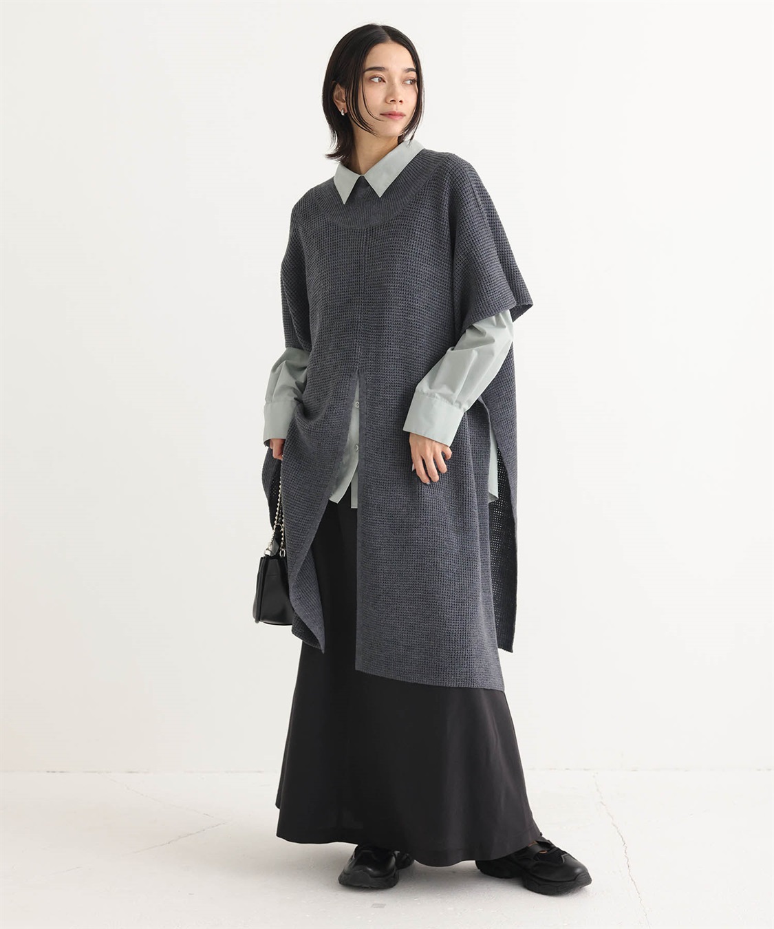 ONE‘S TRUE ハイネックロングニットベスト_sub_24