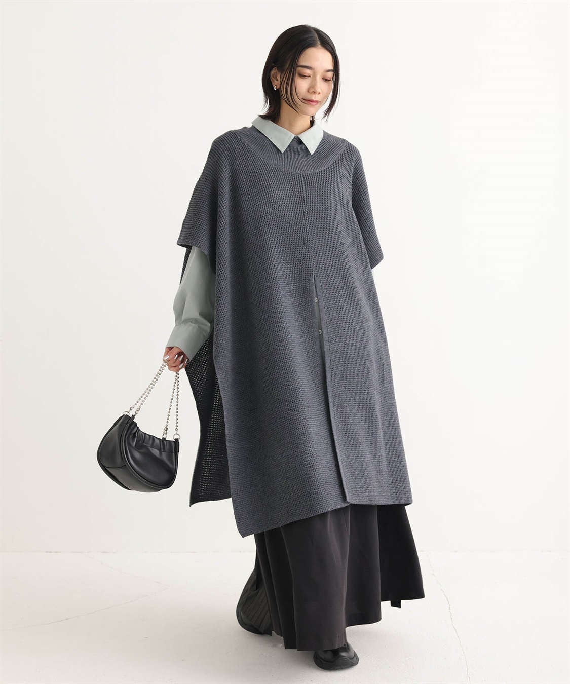 ONE‘S TRUE ハイネックロングニットベスト_sub_25