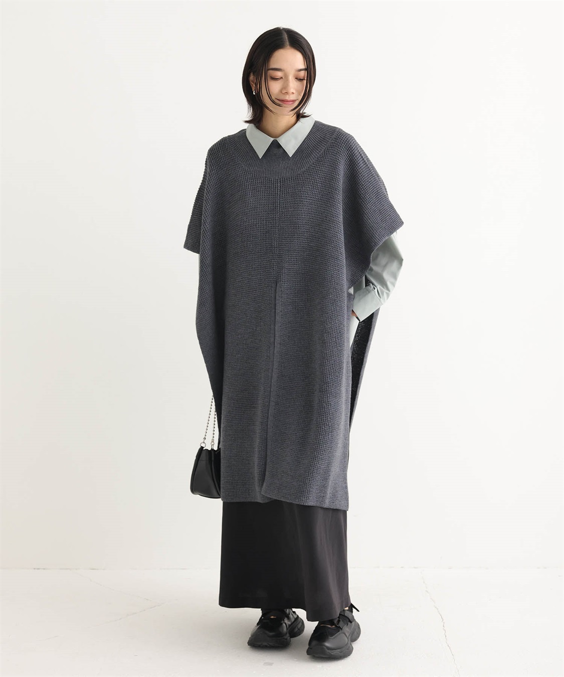 ONE‘S TRUE ハイネックロングニットベスト_sub_28