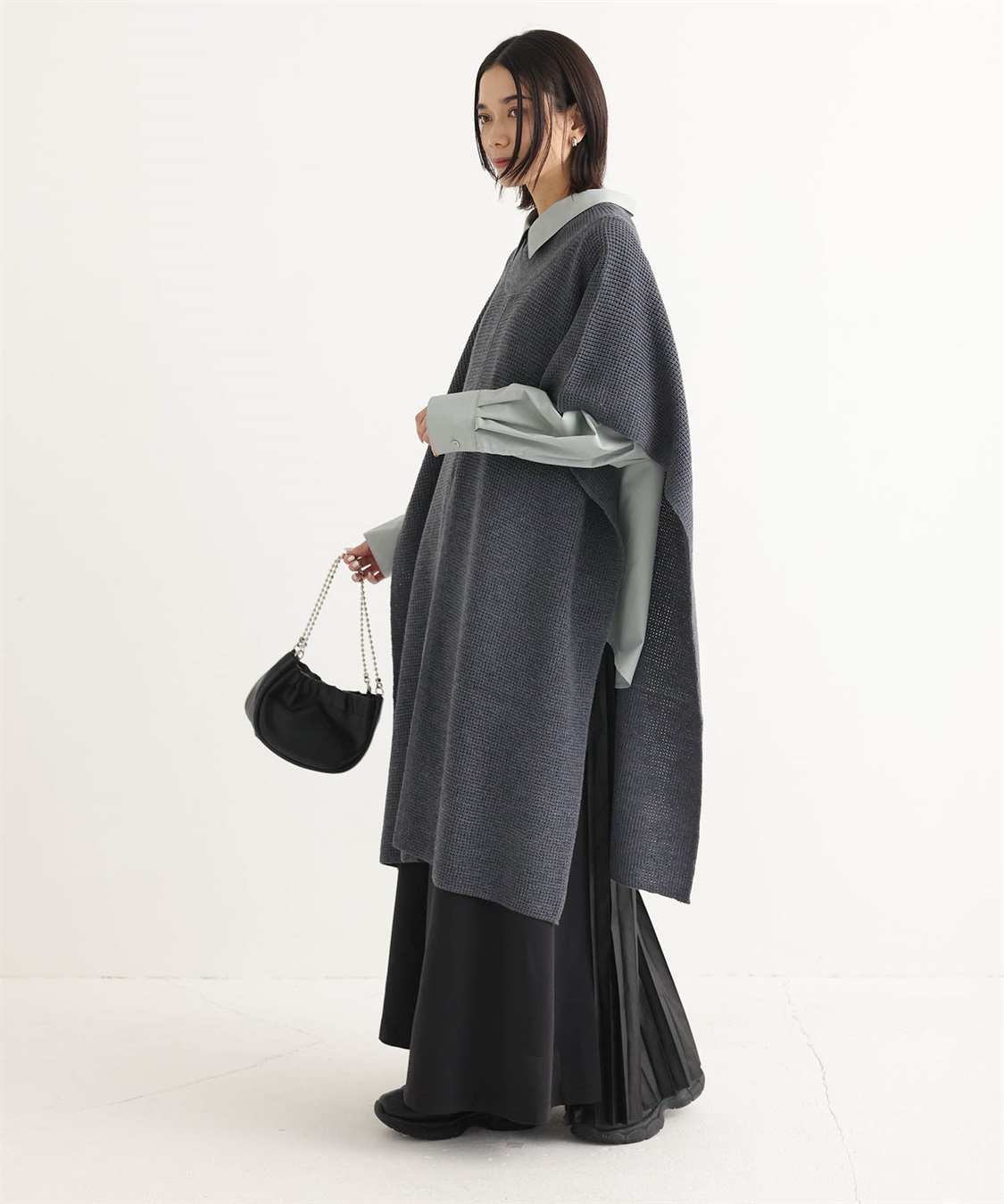 ONE‘S TRUE ハイネックロングニットベスト_sub_29