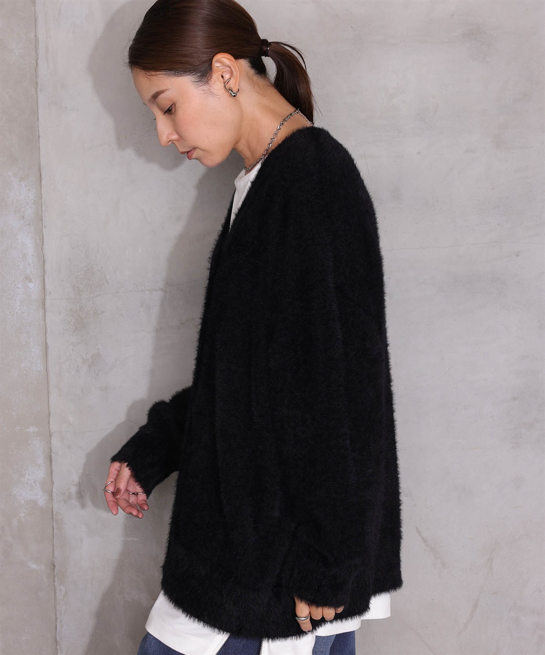 ONE‘S TRUE フェザーニットカーディガン_sub_7