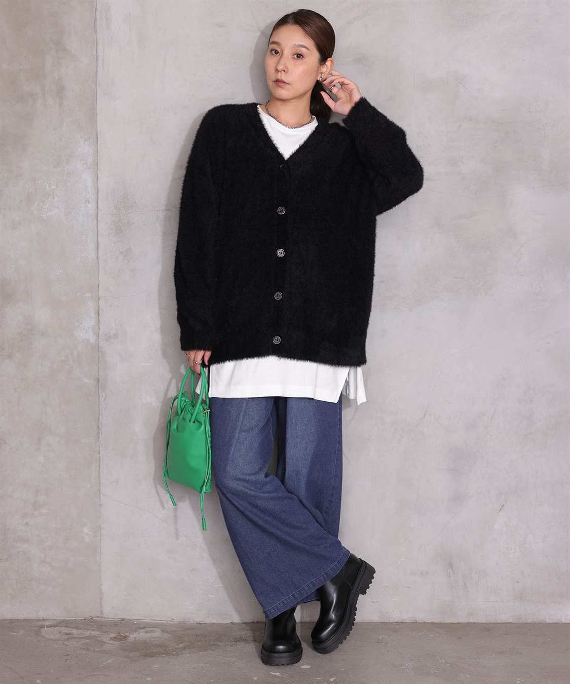 ONE‘S TRUE フェザーニットカーディガン_sub_17