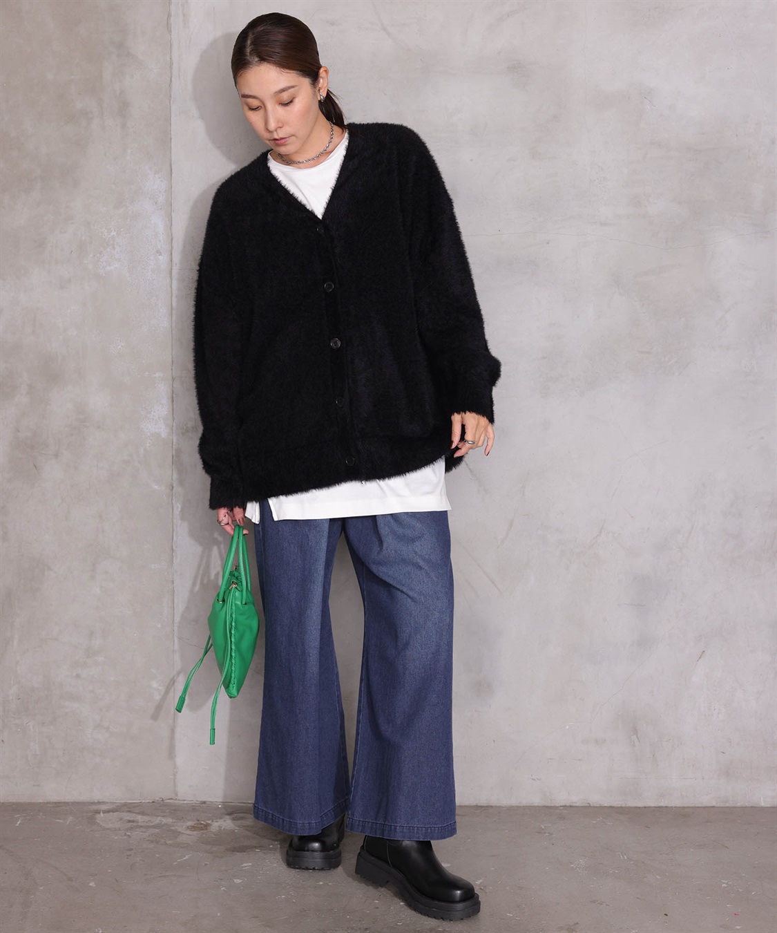 ONE‘S TRUE フェザーニットカーディガン_sub_19