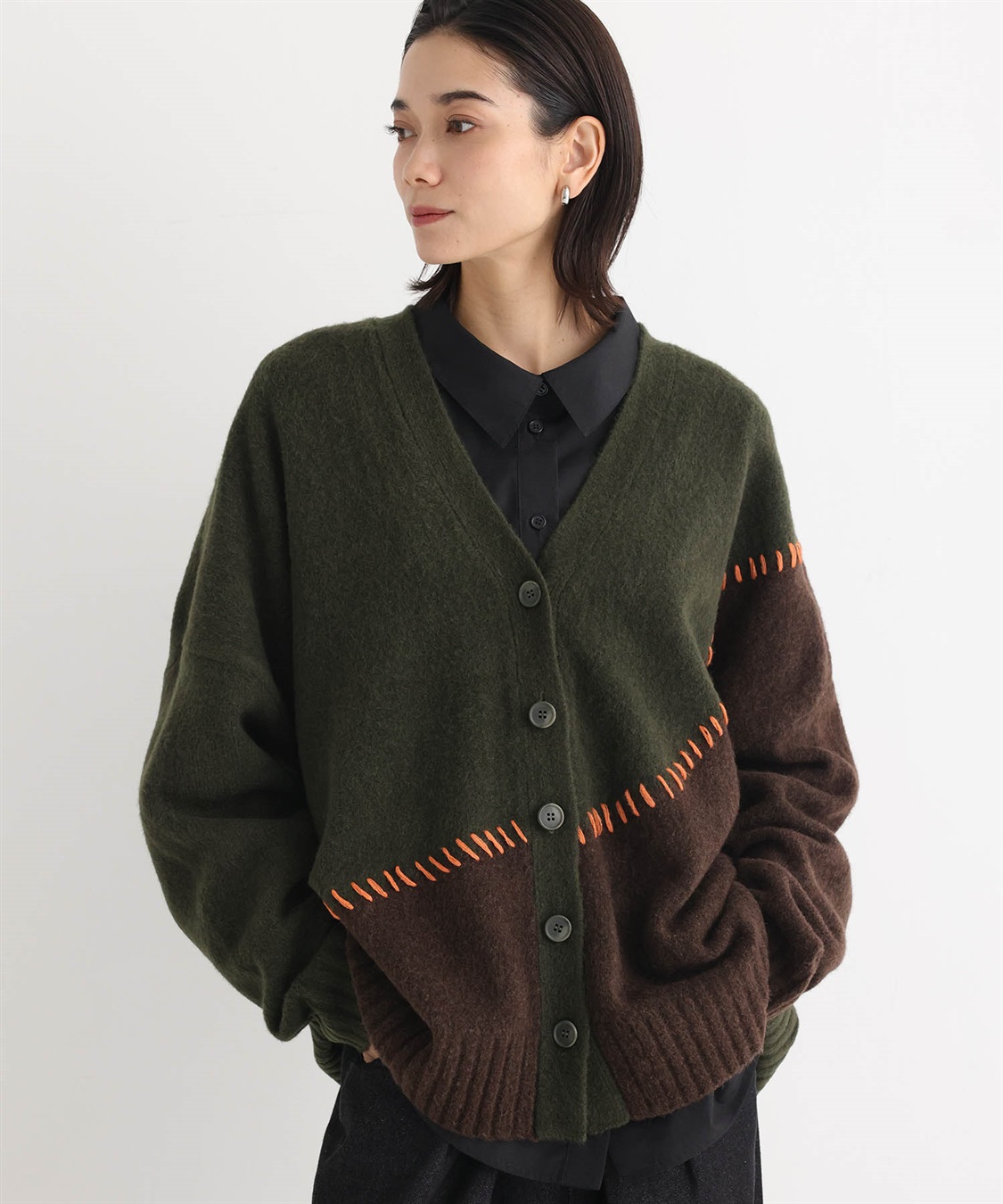 ONE‘S TRUE ドッキングニットカーディガン_sub_1