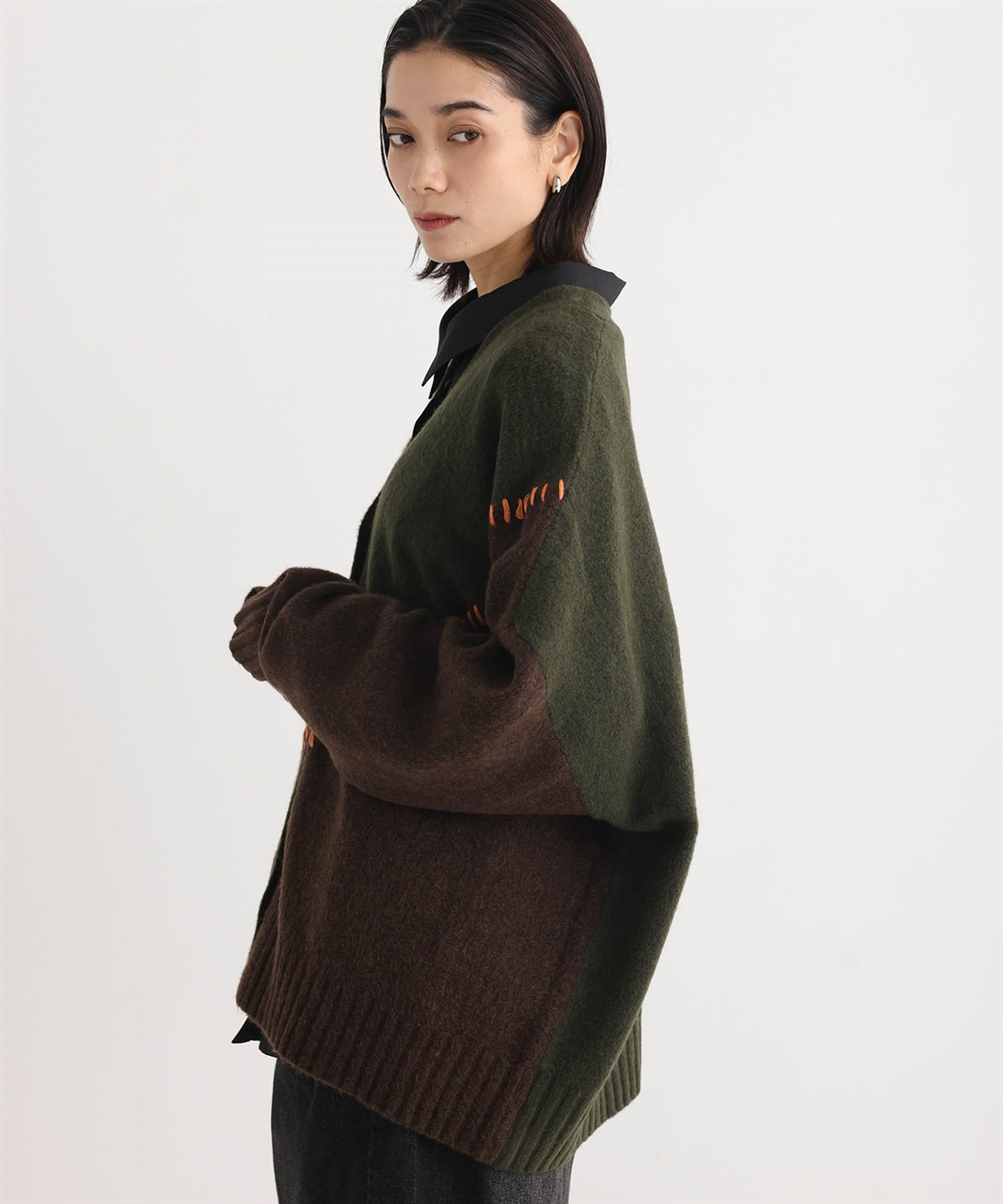 ONE‘S TRUE ドッキングニットカーディガン_sub_2