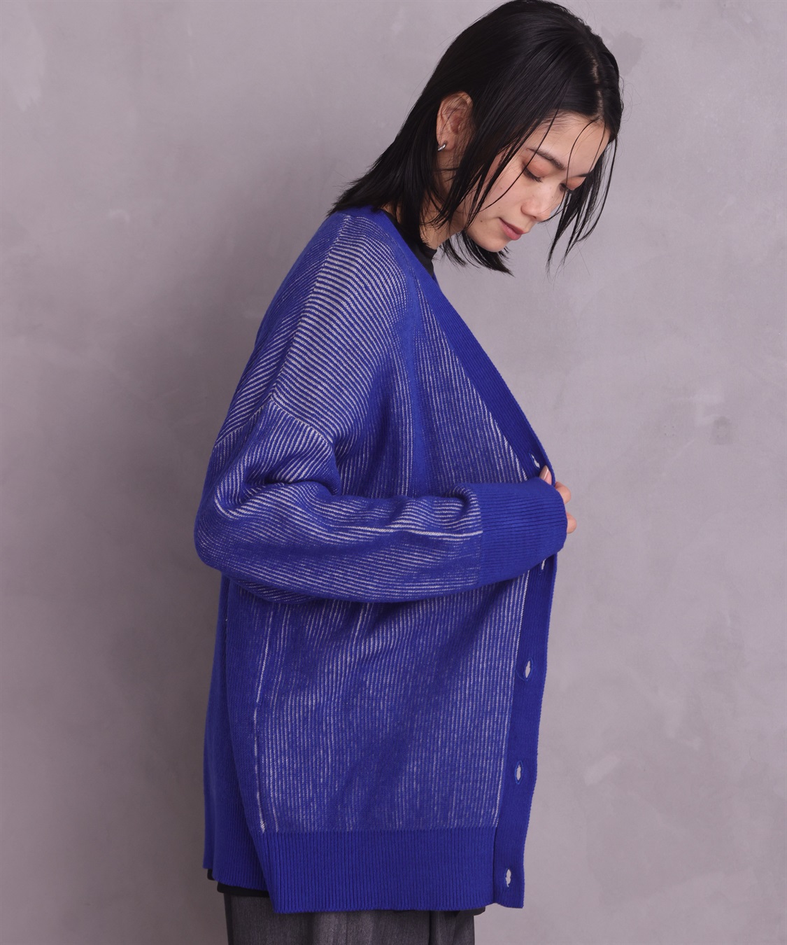 ONE‘S TRUE リブニットカーデ_sub_1