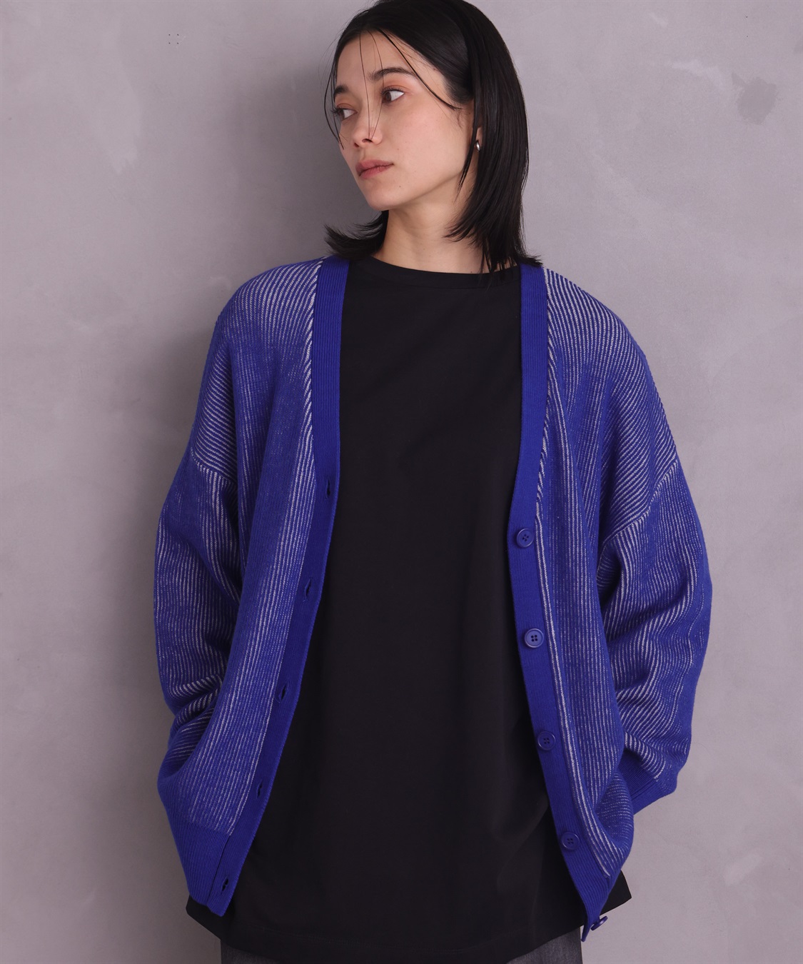 ONE‘S TRUE リブニットカーデ_sub_3