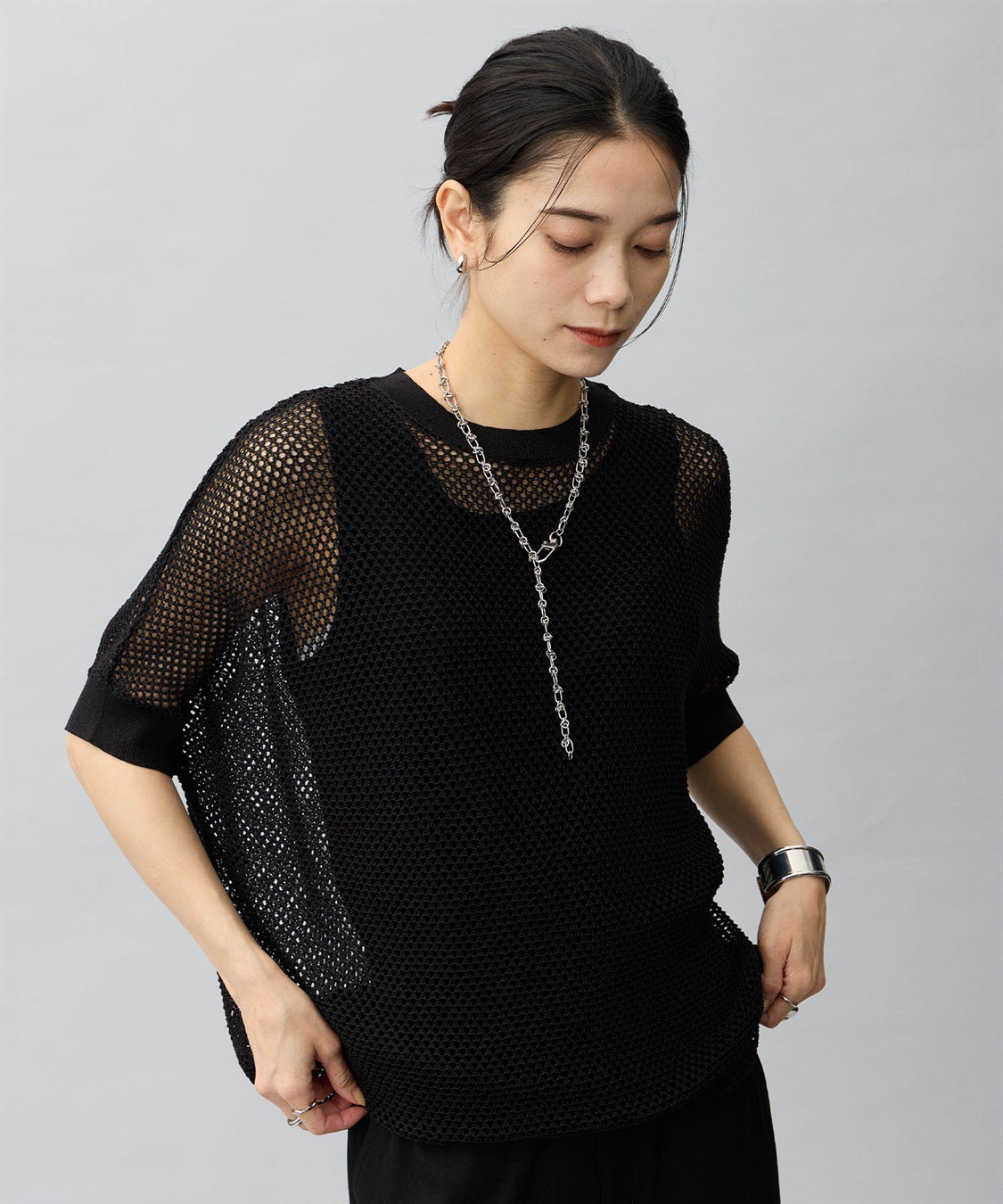 ONE‘S TRUE メッシュプルオーバー_sub_5