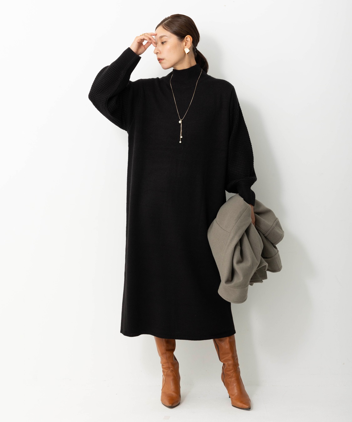 ONE‘S TRUE ニットワンピース_sub_1