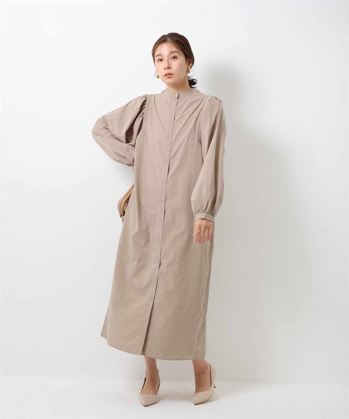 ONE‘S TRUE 袖ボリュームワンピース_sub_4