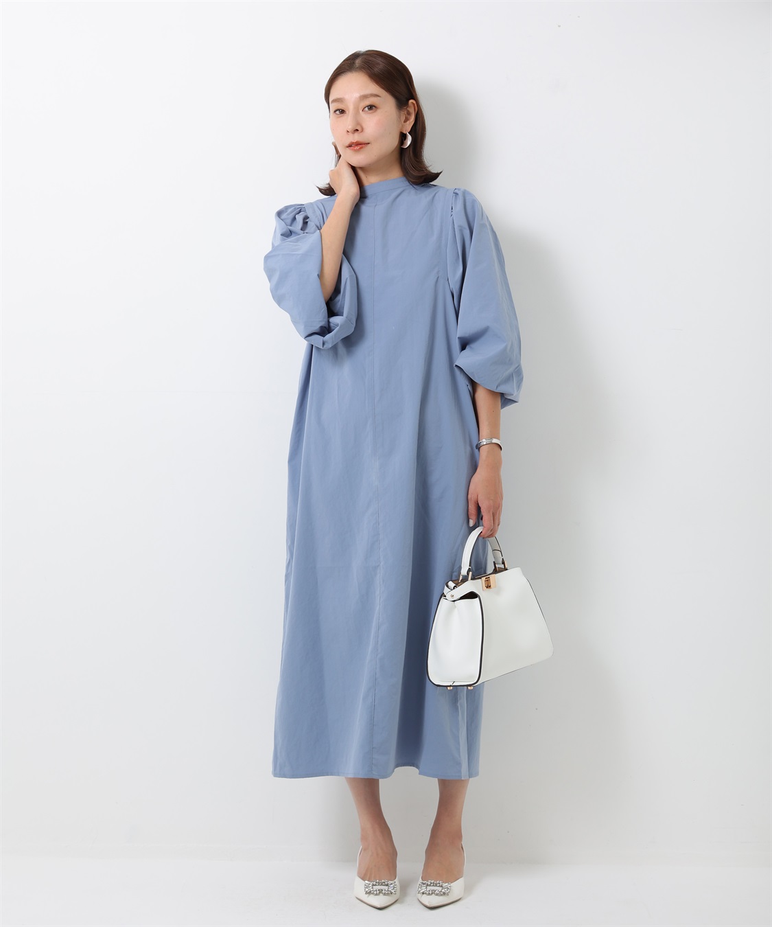 ONE‘S TRUE 袖ボリュームワンピース_sub_9