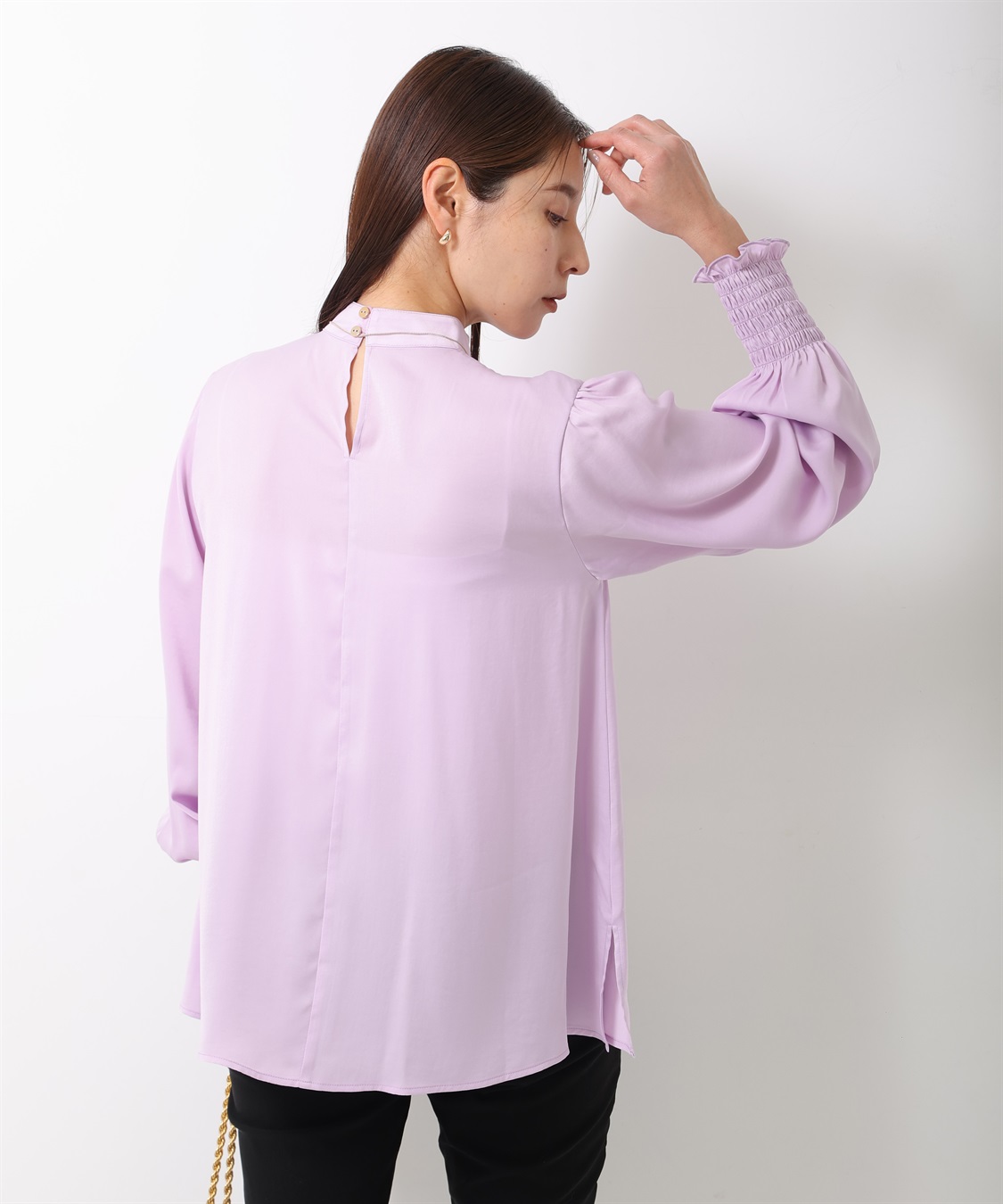 ONE‘S TRUE シャーリングブラウス_sub_2