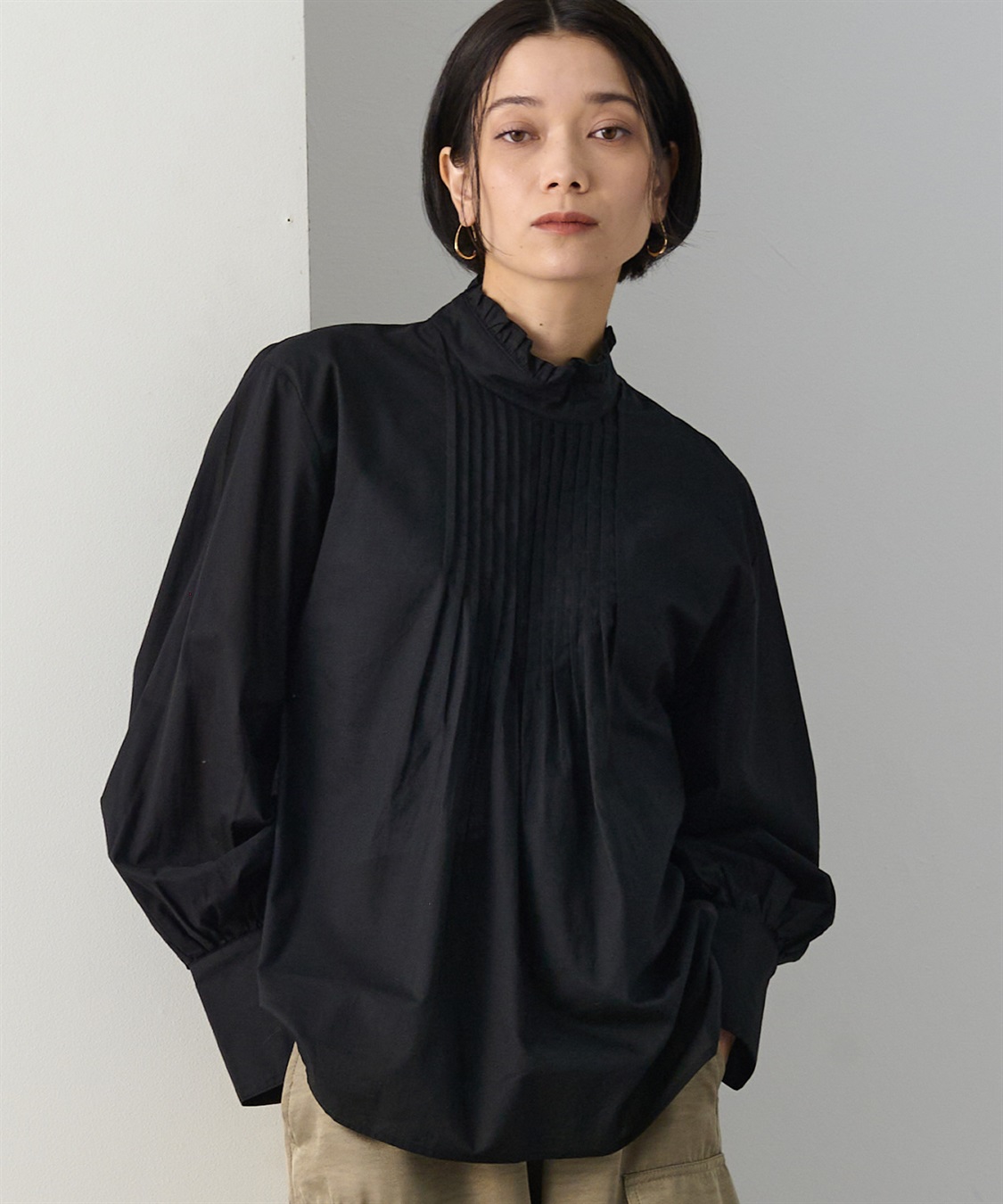 ピンタックブラウス ONE'S TRUE｜クロスプラス公式通販サイト