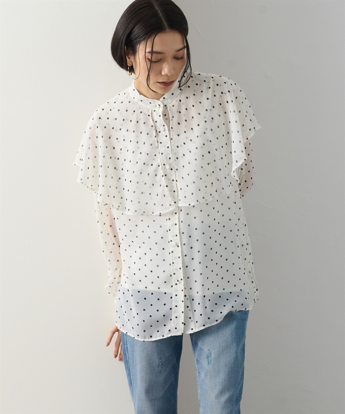 ONE‘S TRUE フリルブラウス_sub_7