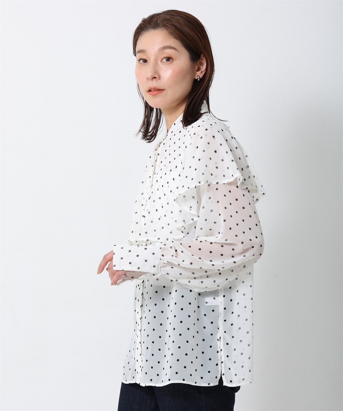 ONE‘S TRUE フリルブラウス_sub_16