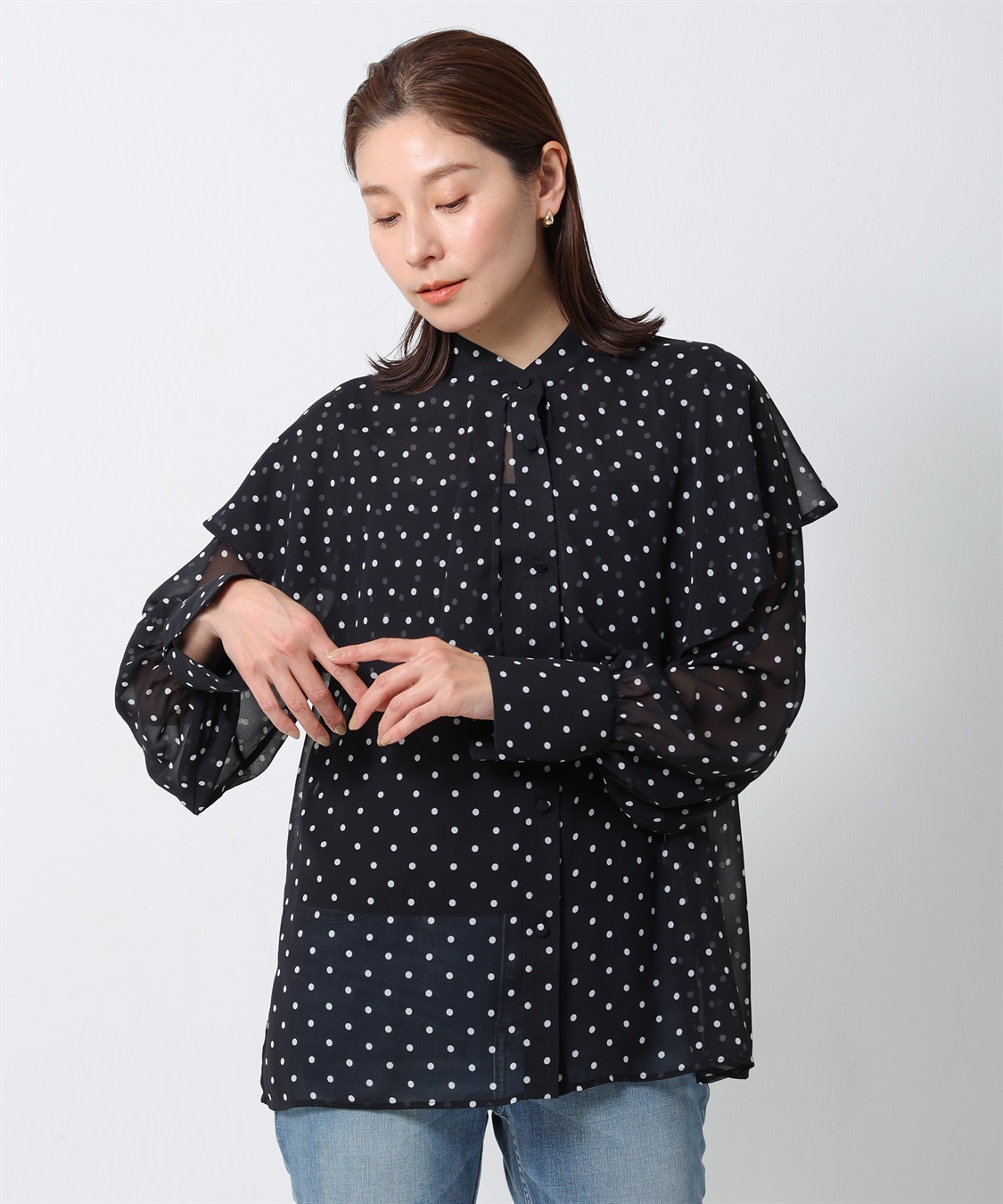 ONE‘S TRUE フリルブラウス_sub_25