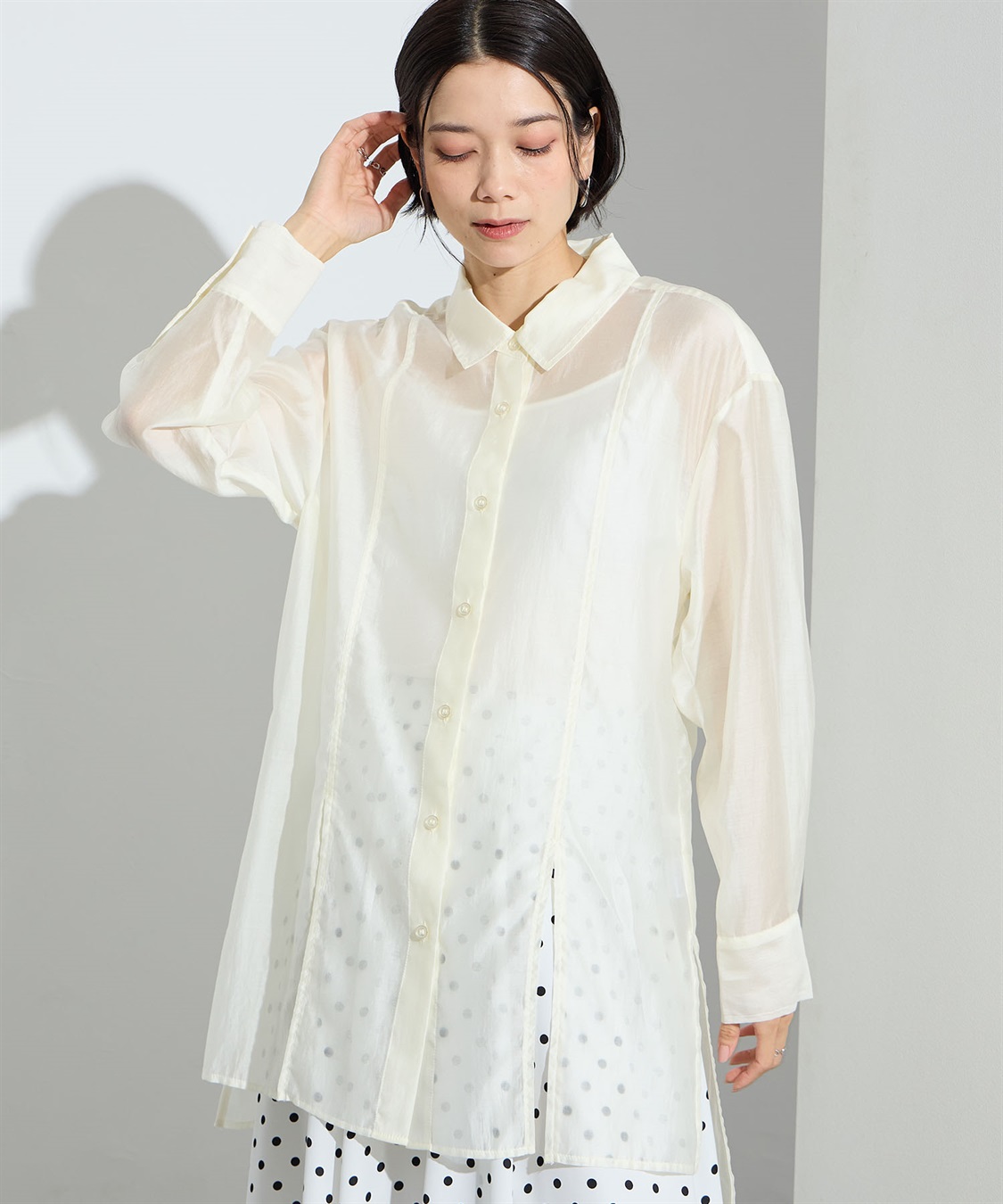 ONE‘S TRUE シアーブラウス_sub_1