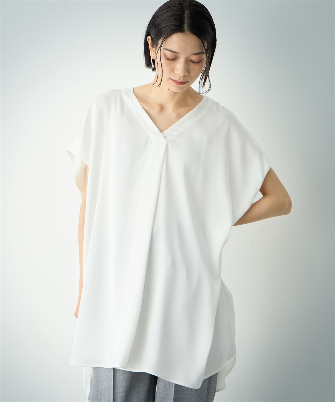 ONE‘S TRUE ビッグオーバーブラウス_sub_3