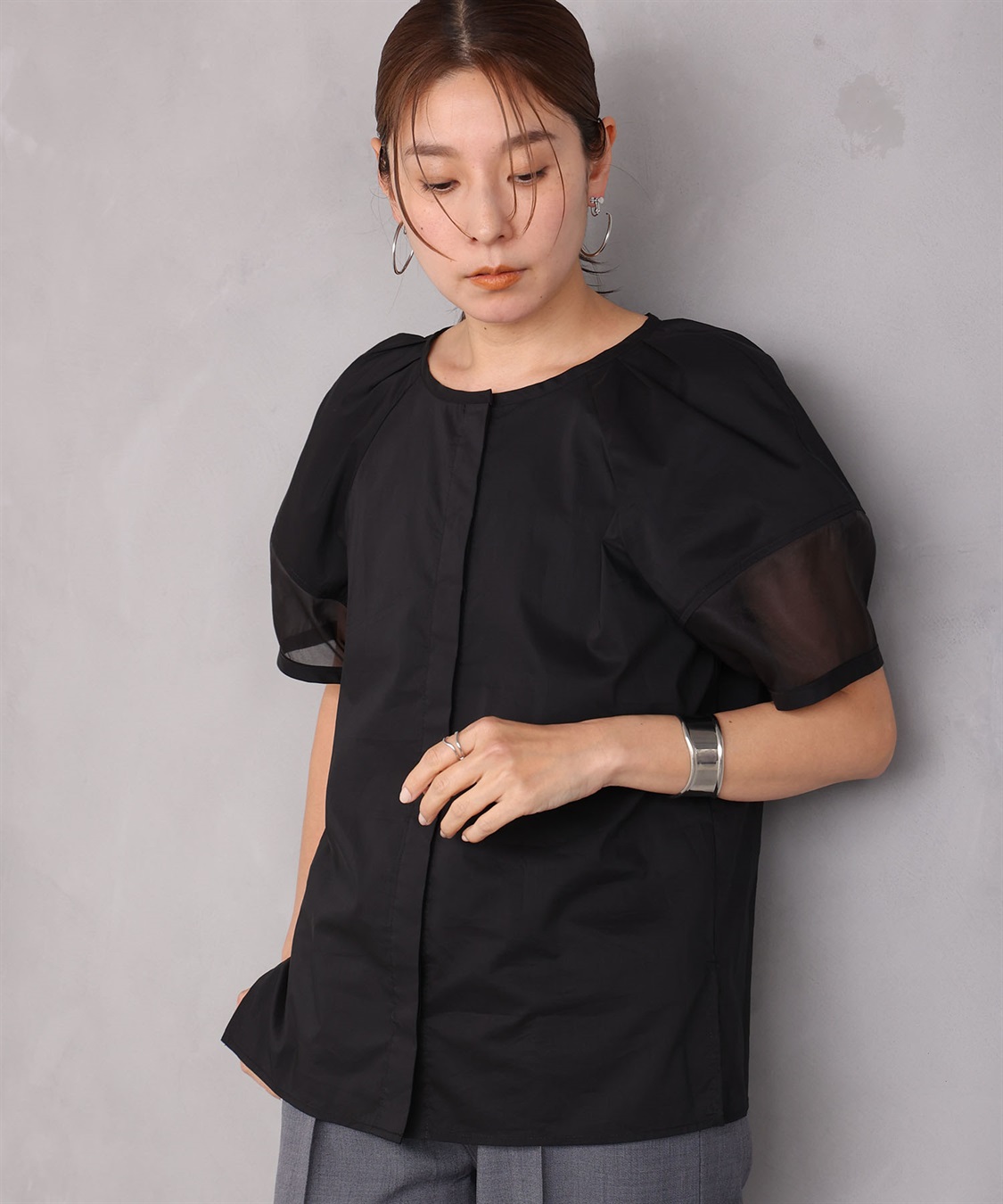 ONE‘S TRUE シアースリーブトップス_sub_22