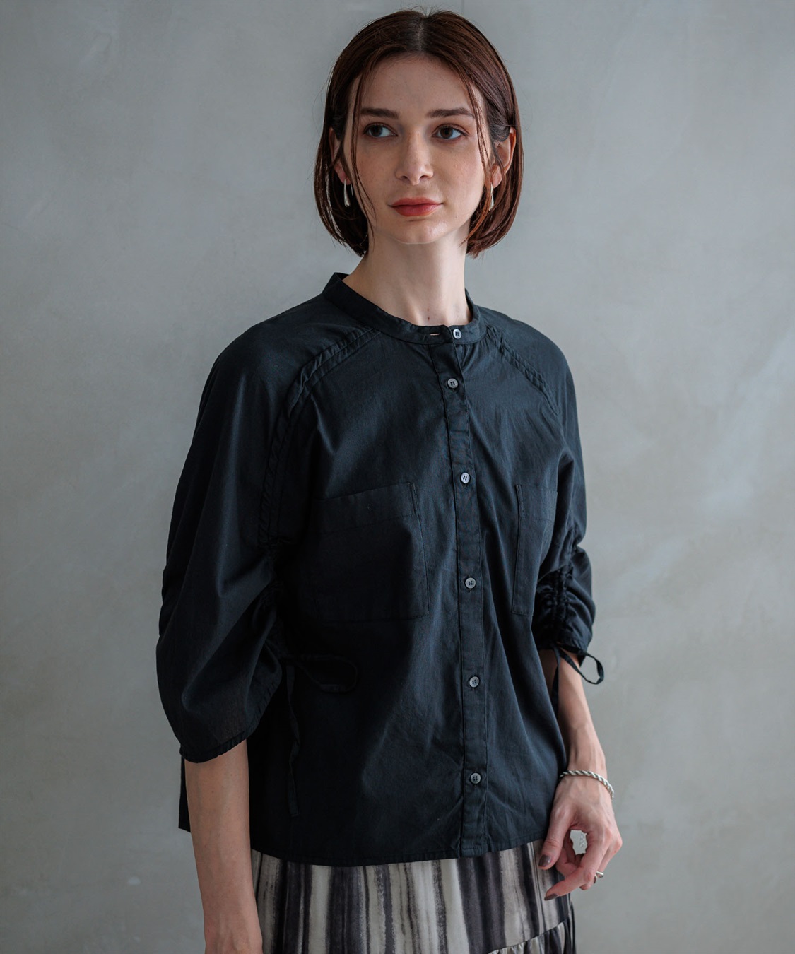 ONE‘S TRUE ギャザーシャツ_sub_2