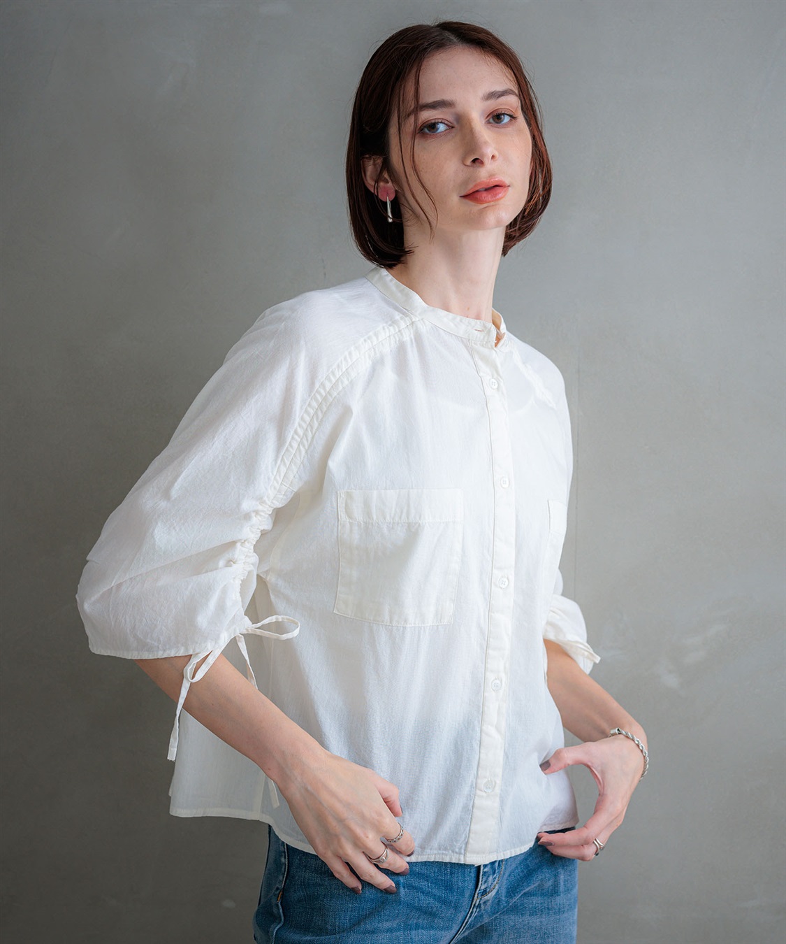 ONE‘S TRUE ギャザーシャツ_sub_10