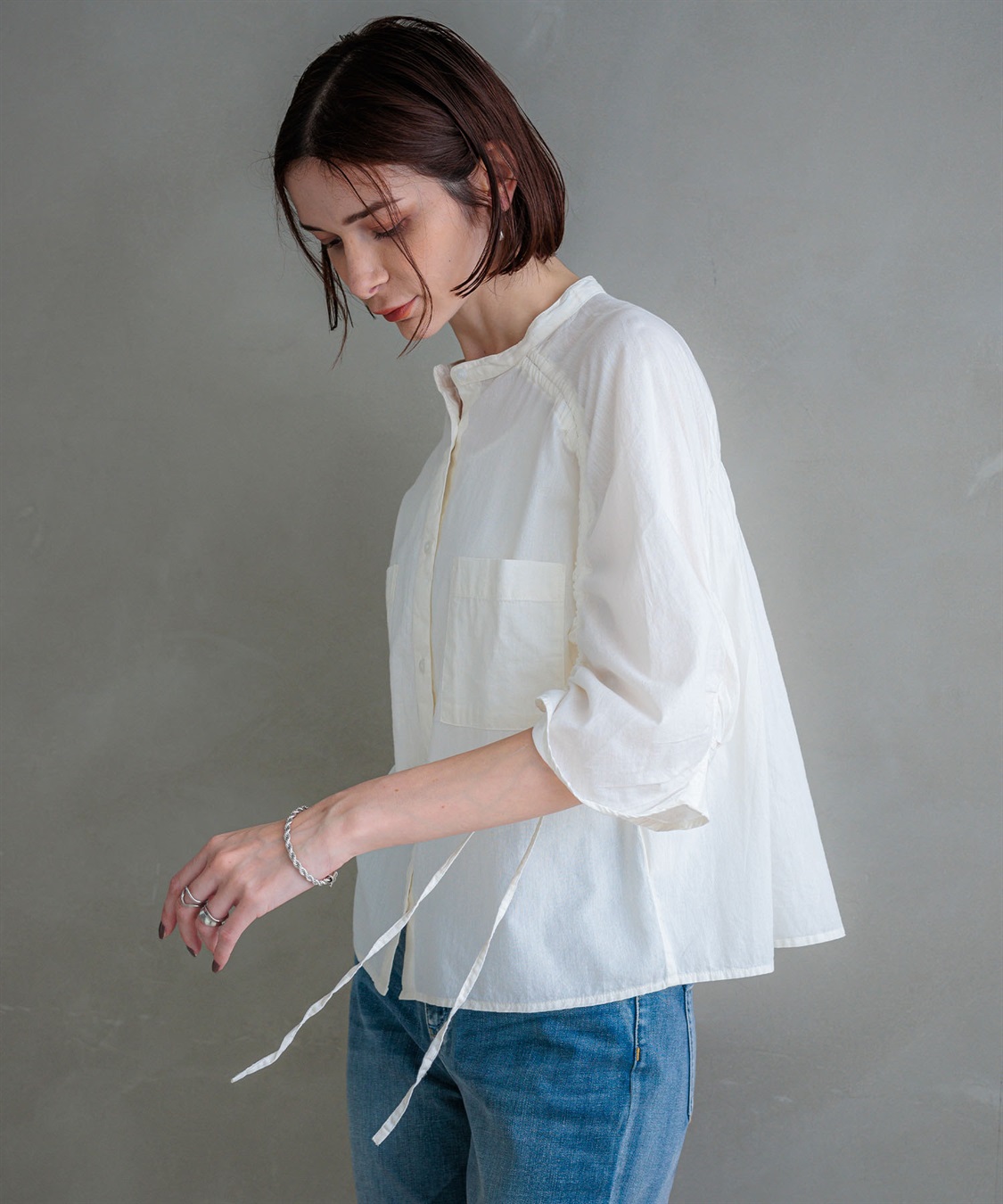 ONE‘S TRUE ギャザーシャツ_sub_12