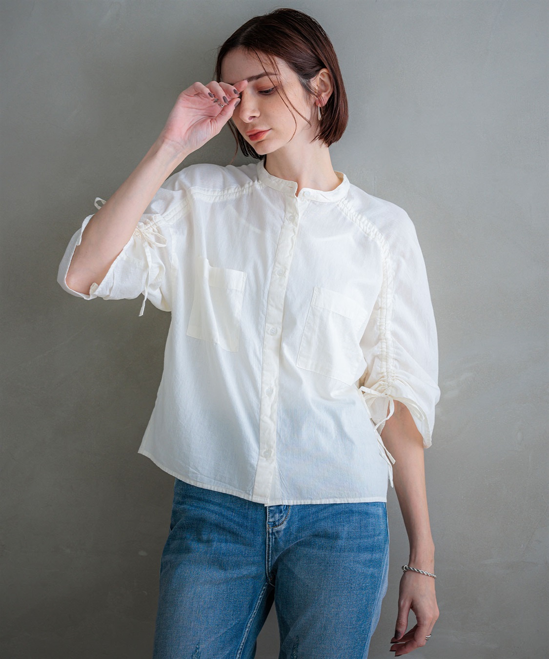 ONE‘S TRUE ギャザーシャツ_sub_19