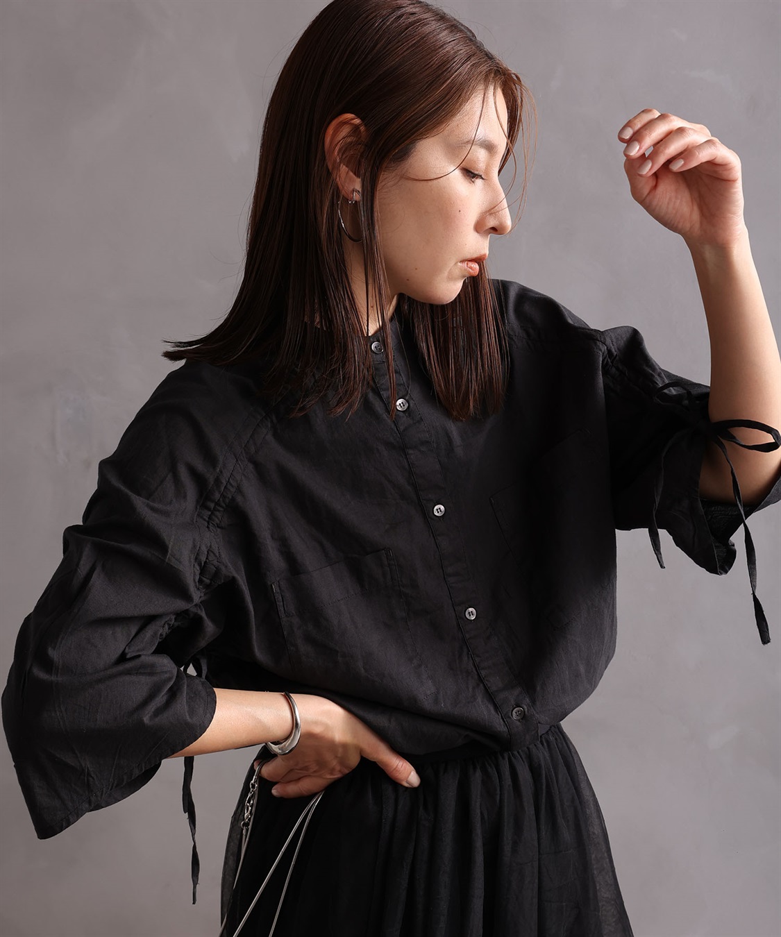 ONE‘S TRUE ギャザーシャツ_sub_24