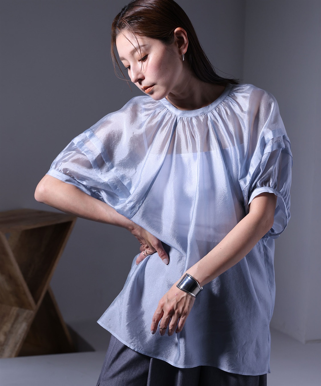 ONE‘S TRUE バルーンスリーブブラウス_sub_1