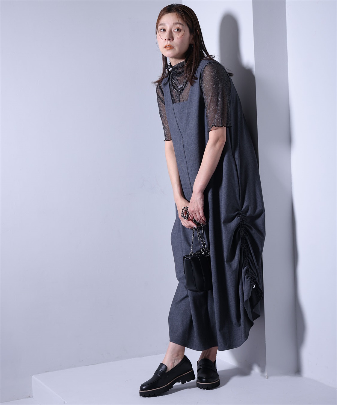 ONE‘S TRUE ドロストヘムワンピース_sub_1