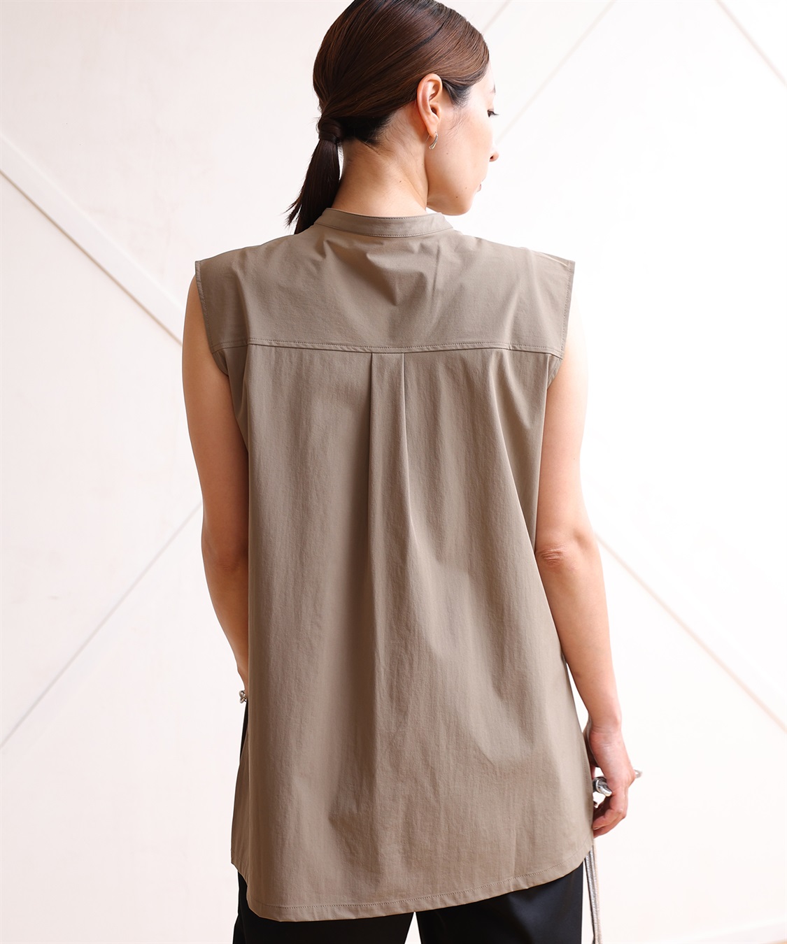 ONE‘S TRUE スリーブレスシャツチュニック_sub_3