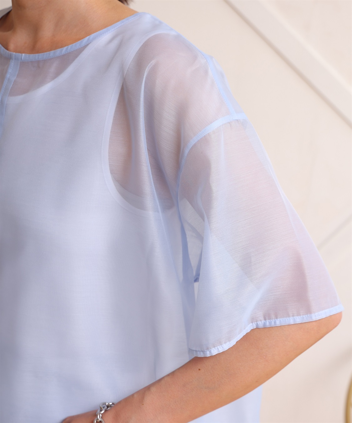 ONE‘S TRUE ハーフスリーブブラウス_sub_5