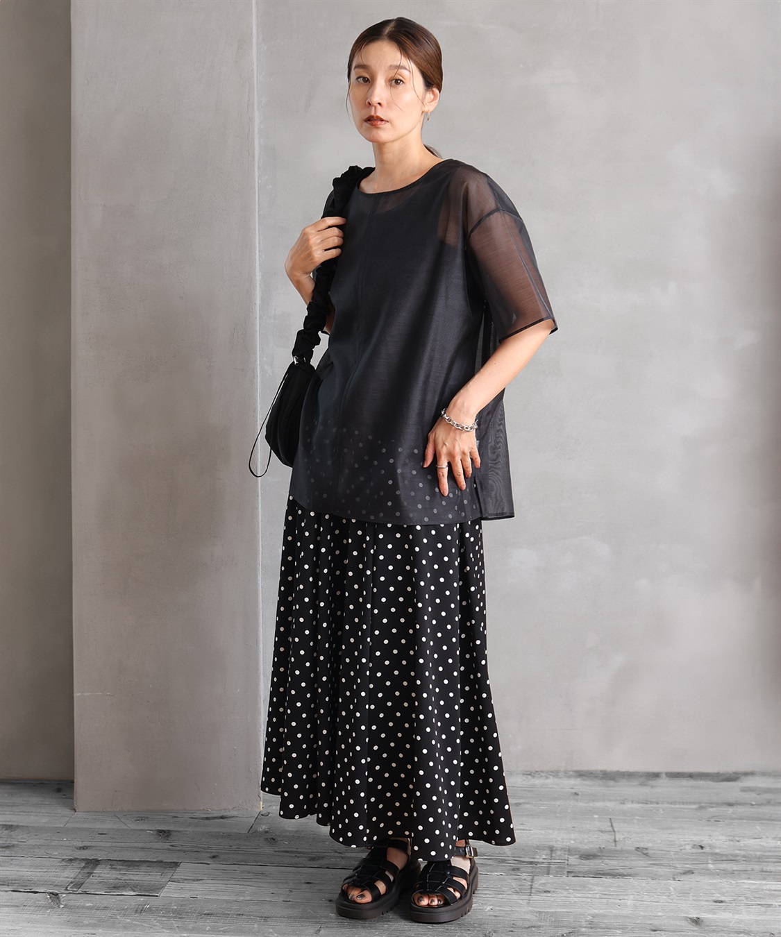 ONE‘S TRUE ハーフスリーブブラウス_sub_9