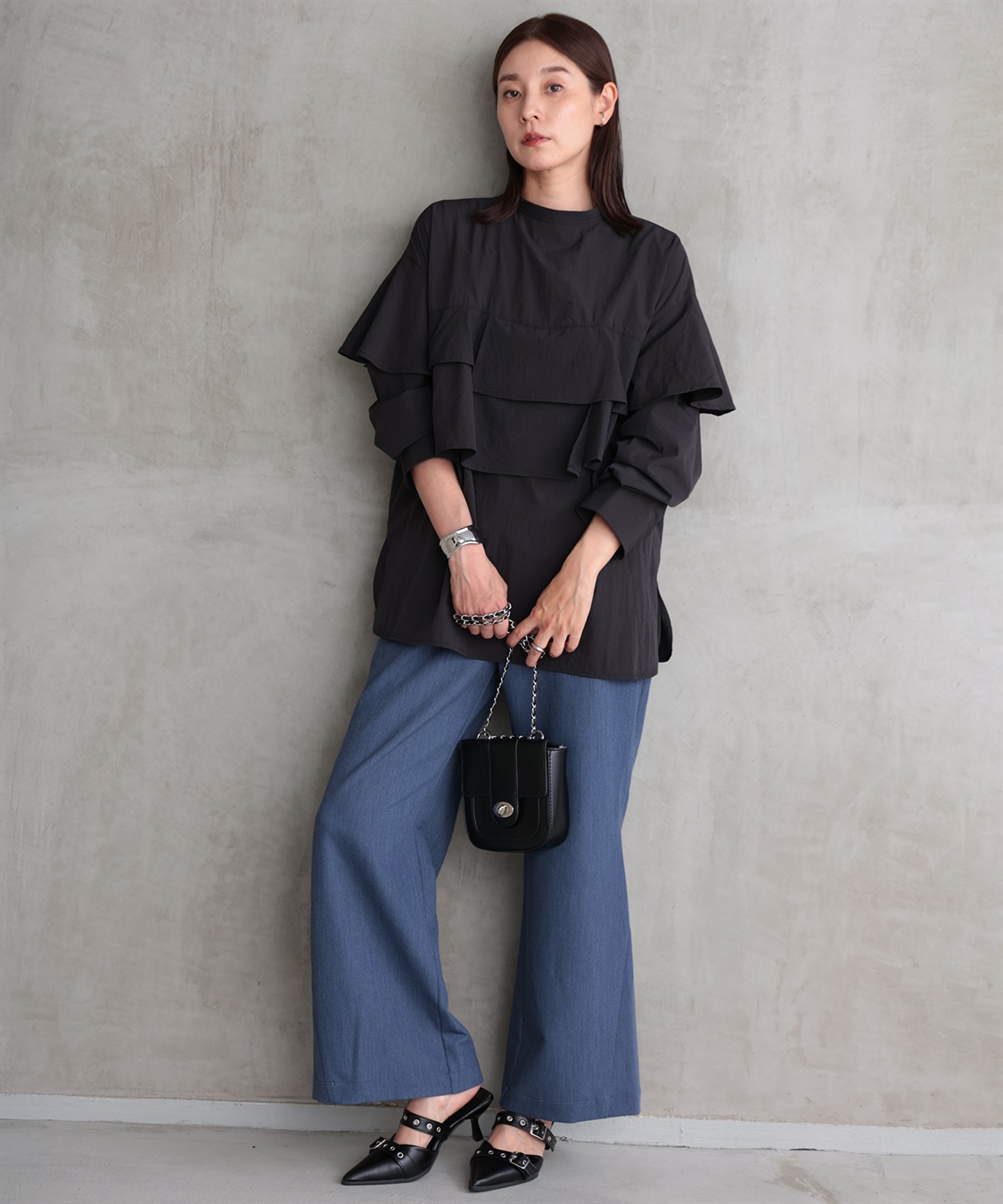 ONE‘S TRUE フリルコンシャスブラウス_sub_9