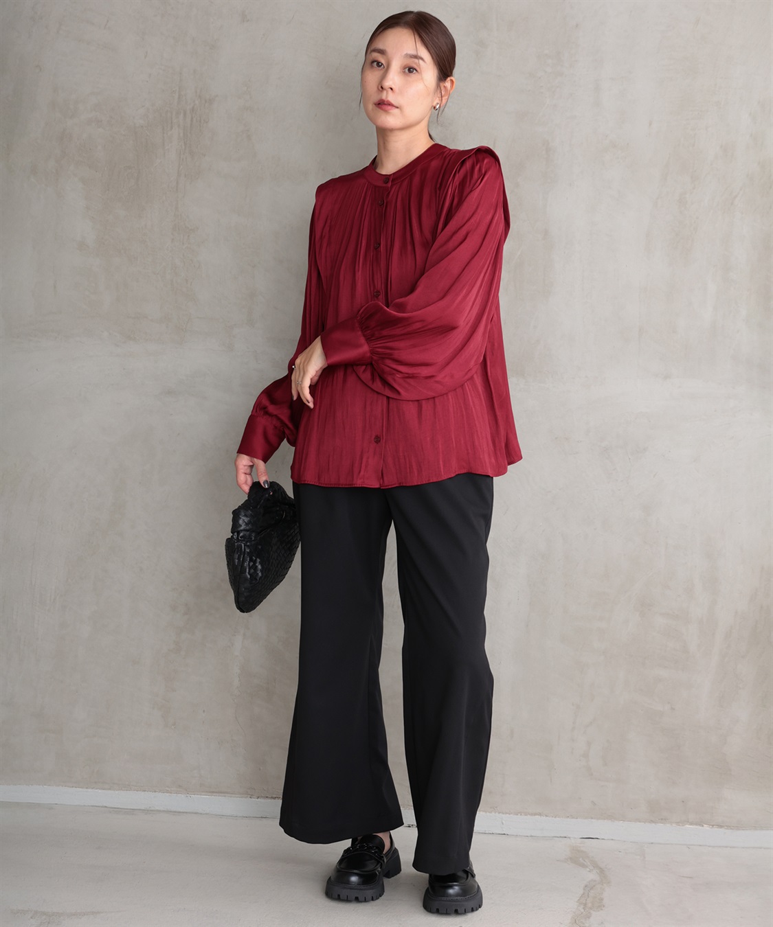 ONE‘S TRUE ２WAYタックショルダーブラウス_sub_14