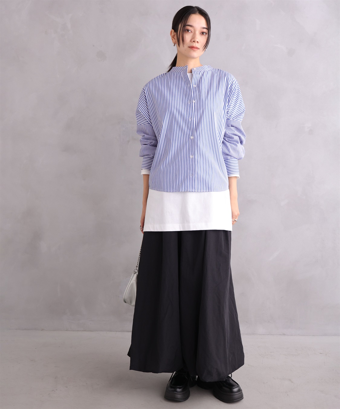 ONE‘S TRUE ストライプオーバーシャツ_sub_24