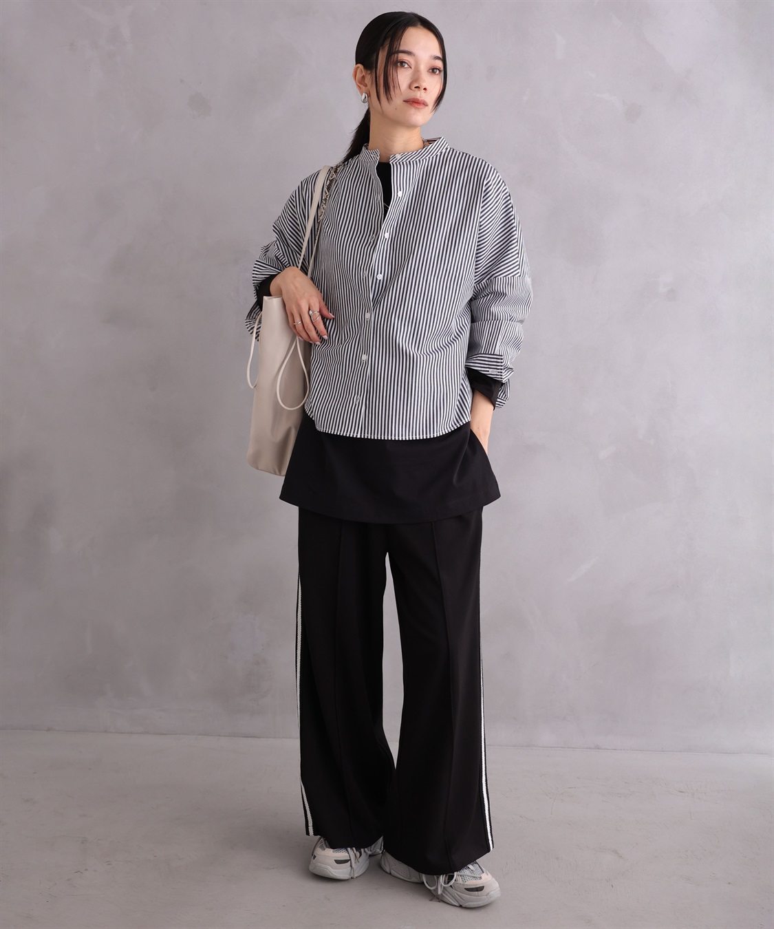 ONE‘S TRUE ストライプオーバーシャツ_sub_28