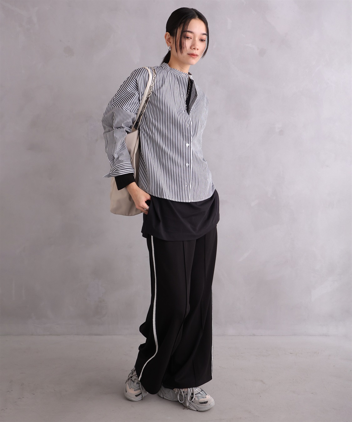 ONE‘S TRUE ストライプオーバーシャツ_sub_29