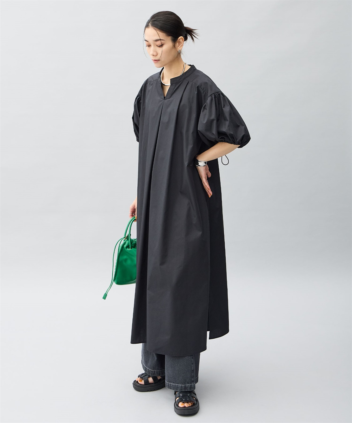 バルーンスリーブワンピース ONE'S TRUE｜クロスプラス公式通販サイト