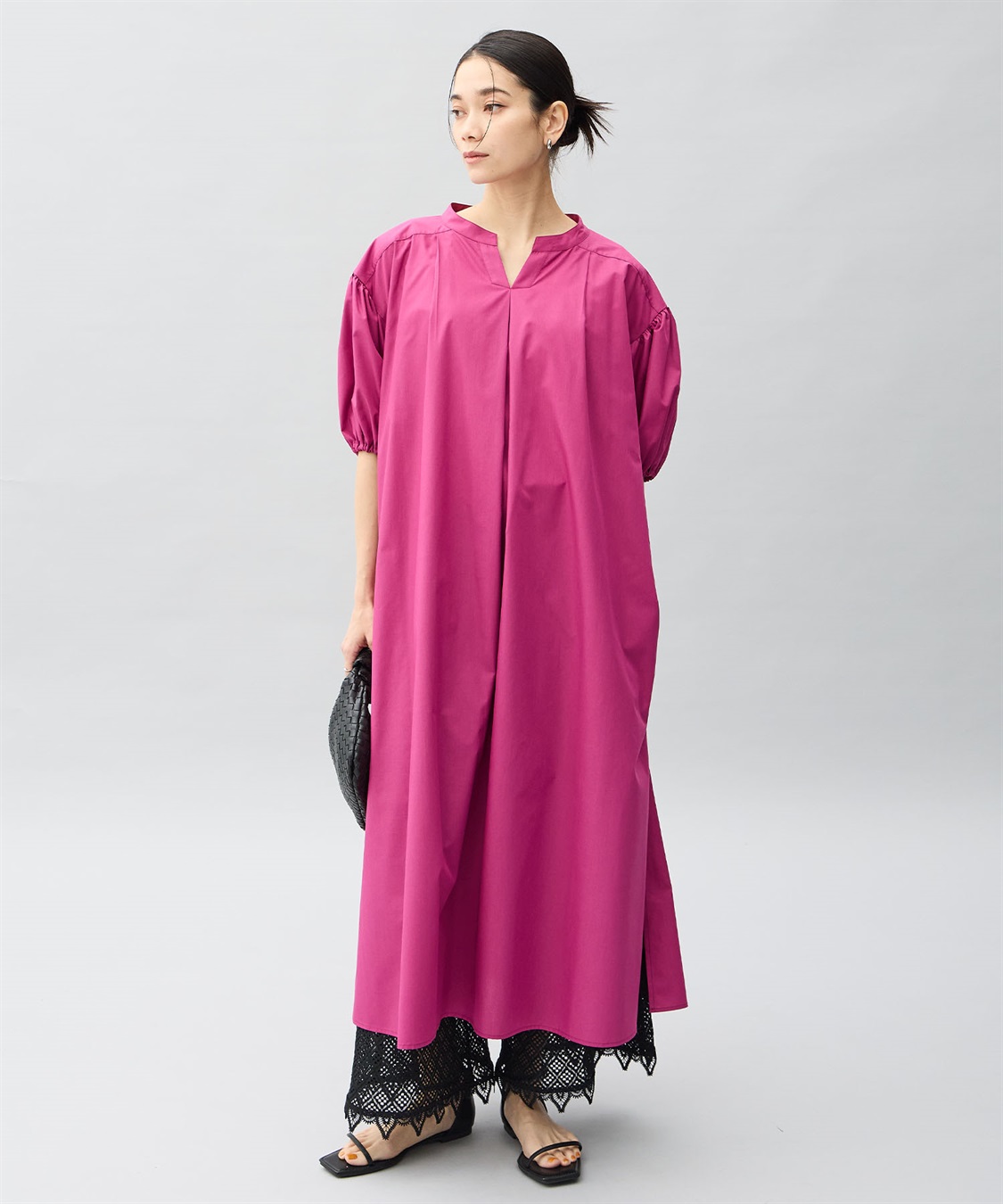 バルーンスリーブワンピース ONE'S TRUE｜クロスプラス公式通販サイト